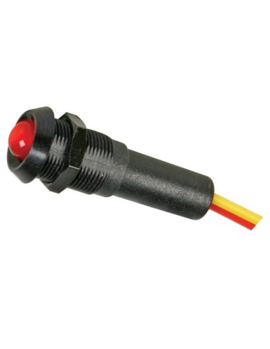 PILOTO LED 5V ROJO CAJA NEGRA