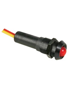 LED 12V ROJO CAJA NEGRA