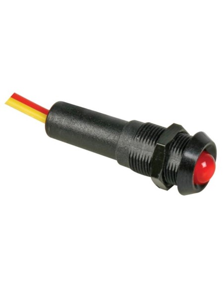 LED 12V ROJO CAJA NEGRA