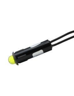 PILOTO LED AMBAR 220V CON CABLE