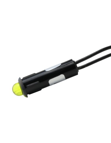 PILOTO LED AMBAR 220V CON CABLE