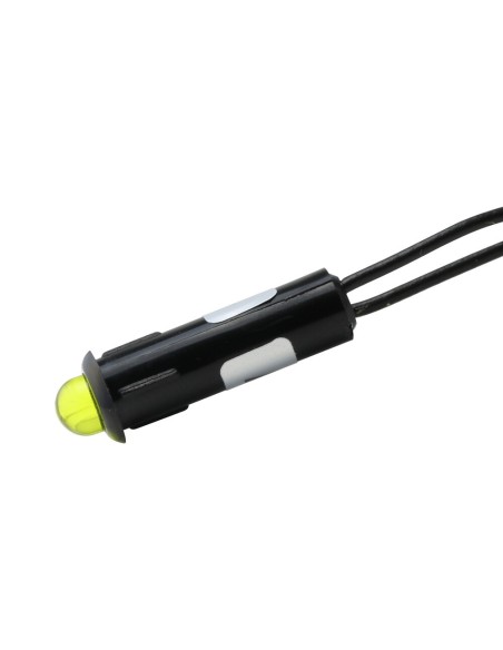PILOTO LED AMBAR 220V CON CABLE