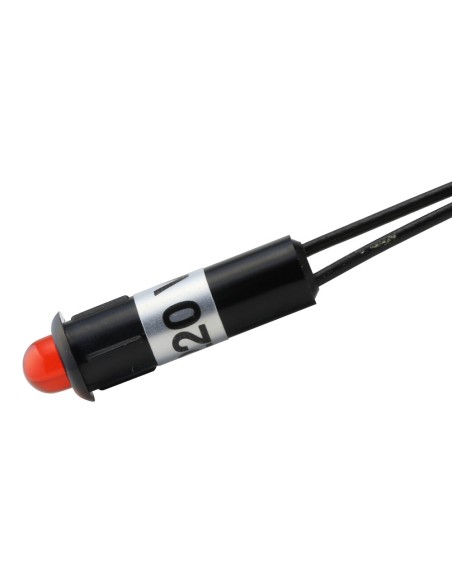 PILOTO LED ROJO 220V CON CABLE