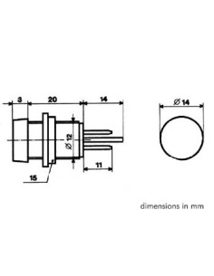 PILOTO NEON VERDE FASTON 230V 2