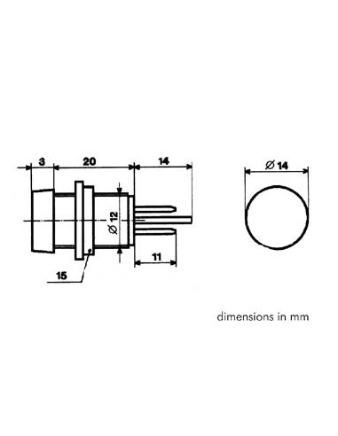 PILOTO NEON VERDE FASTON 230V