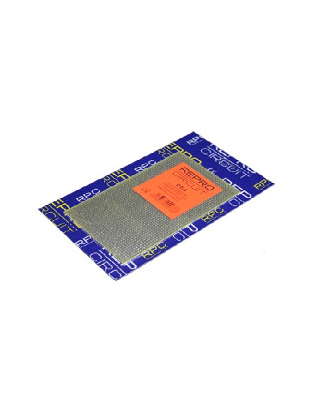 PLACA DE FIBRA DE VIDRIO DE TOPOS PERFORADA PASO 2.54 90X155MM