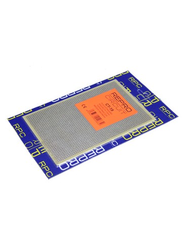 PLACA DE BAQUELITA DE TOPOS PASO 2.54 100X160mm