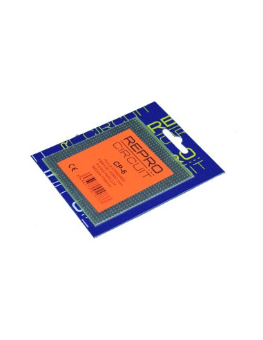 PLACA DE FIBRA DE VIDRIO PISTAS PERFORADA PASO 2.54 77,5X90mm