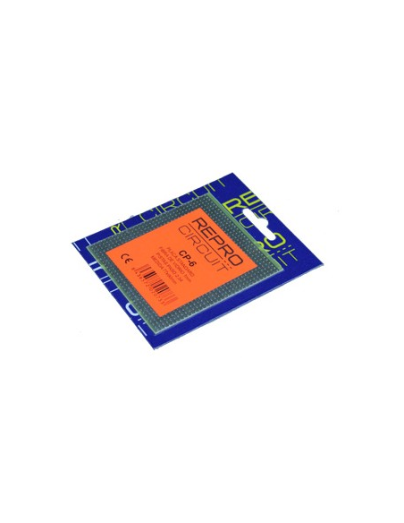 PLACA DE FIBRA DE VIDRIO PISTAS PERFORADA PASO 2.54 77,5X90mm