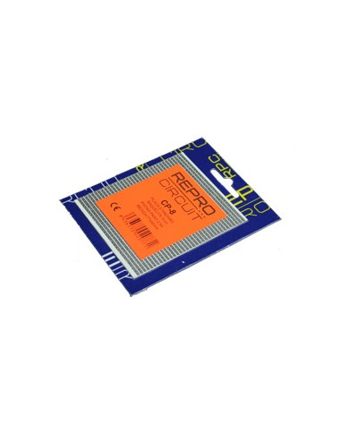 PLACA DE BAQUELITA DE PISTAS PERFORADA PASO 2.54. 77,5X90mm