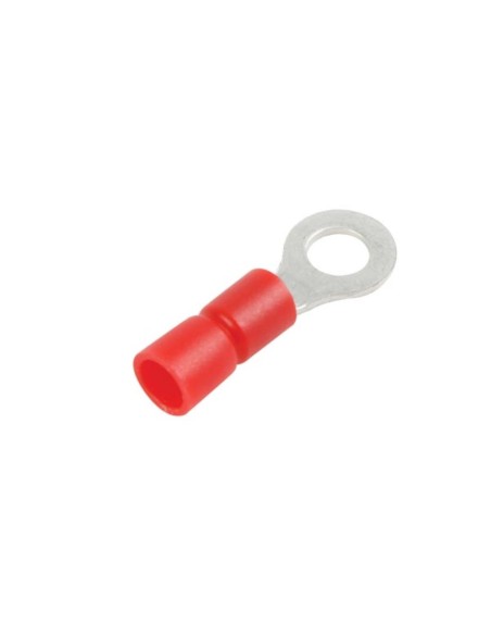 BLISTER TERMINAL AISLADO REDONDO 10 UDS 5.3mm ROJO