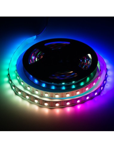 5Mts. TIRA DE 300 LEDS RGB 5050 72W 24V IP65