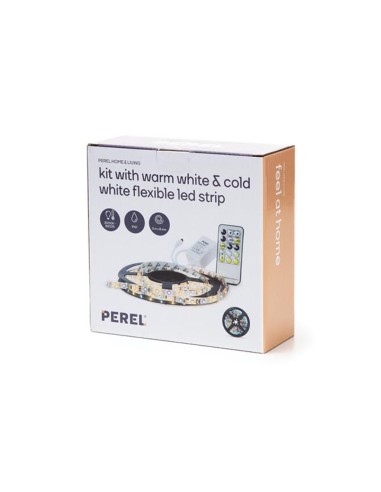 JUEGO DE CINTA FLEXIBLE CON CONTROLADOR 12V