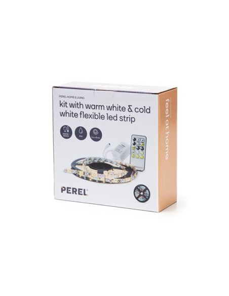 JUEGO DE CINTA FLEXIBLE CON CONTROLADOR 12V