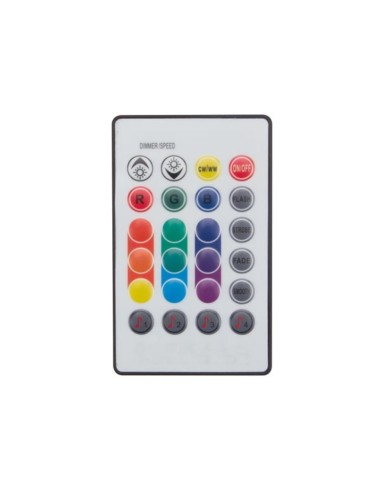 JUEGO TIRA LED RGB 5mts.CON MANDO & CONTROL POR MUSICA - CON ALIMENTADOR