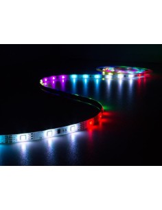 JUEGO TIRA LED 5mts. ANIMADA & CONTROLADA CON MANDO-KIT CON ALIMENTADOR