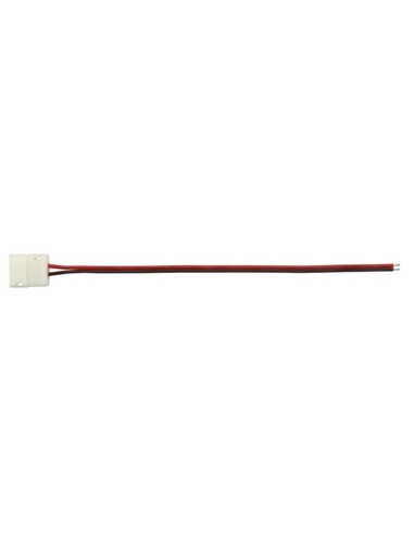 CABLE CON 1 CONECTOR PUSH PARA TIRAS LED FLEXIBLES - 1 COLOR - 8 mm