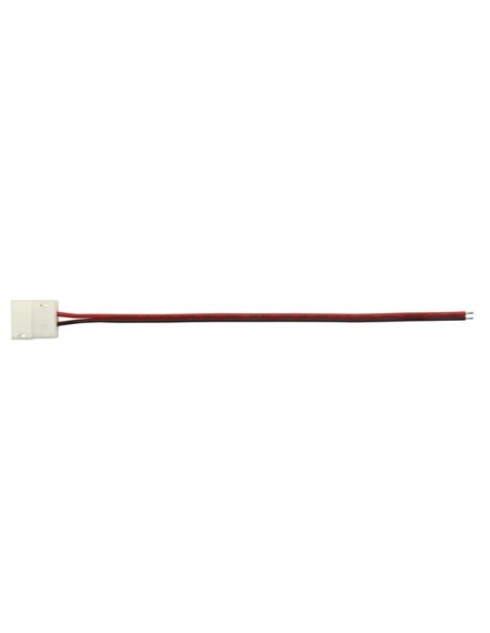 CABLE CON 1 CONECTOR PUSH PARA TIRAS LED FLEXIBLES - 1 COLOR - 8 mm