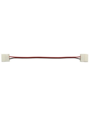 CABLE CON 2 CONECTORES PUSH PARA TIRAS LED  - 1 COLOR - 8 mm