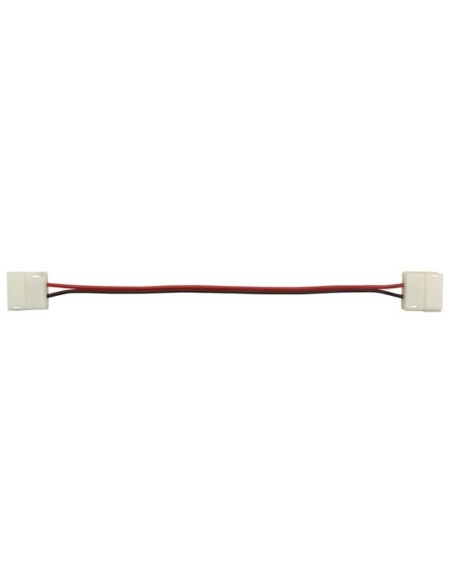 CABLE CON 2 CONECTORES PUSH PARA TIRAS LED  - 1 COLOR - 8 mm