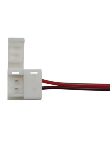 CABLE CON 2 CONECTORES PUSH PARA TIRAS LED  - 1 COLOR - 8 mm