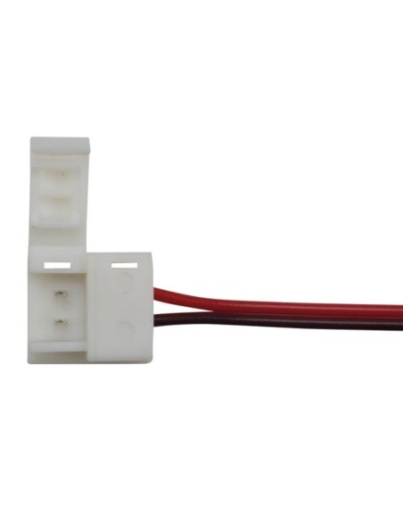 CABLE CON 2 CONECTORES PUSH PARA TIRAS LED  - 1 COLOR - 8 mm