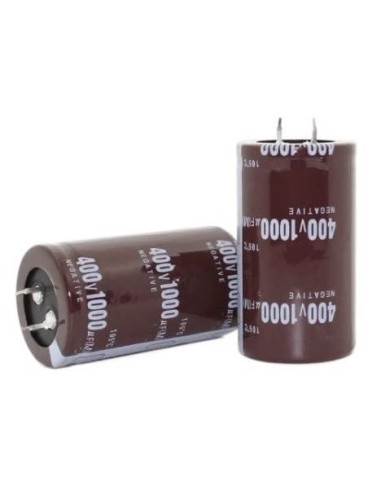 CONDENSADOR ELECTRICO RADIAL 1000UF 400V 105º