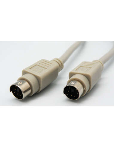 CABLE MINI DIN - 6 MACHO - MACHO