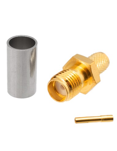 SMA HEMBRA PANEL CABLE RG58