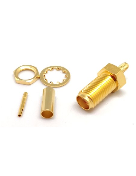 SMA HEMBRA PANEL RG174