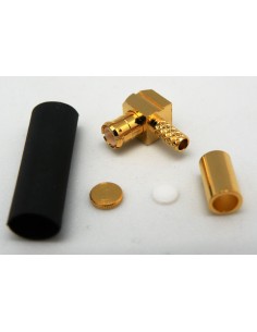 CONECTOR MCX MACHO CRIMPAR RG174 90º