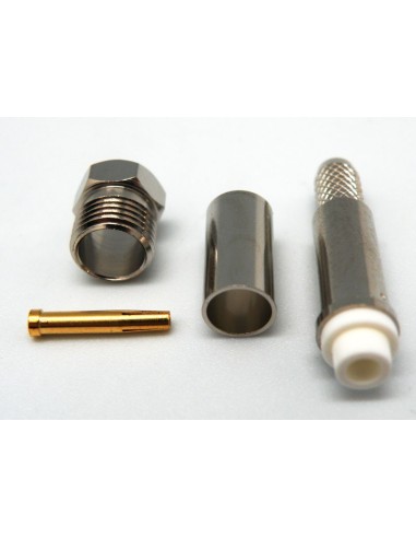 CONECTOR HEMBRA FME CRIMPAR RG58