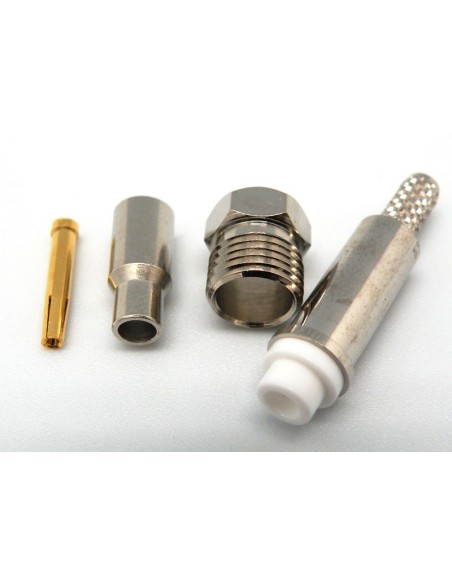 CONECTOR HEMBRA FME CRIMPAR RG174