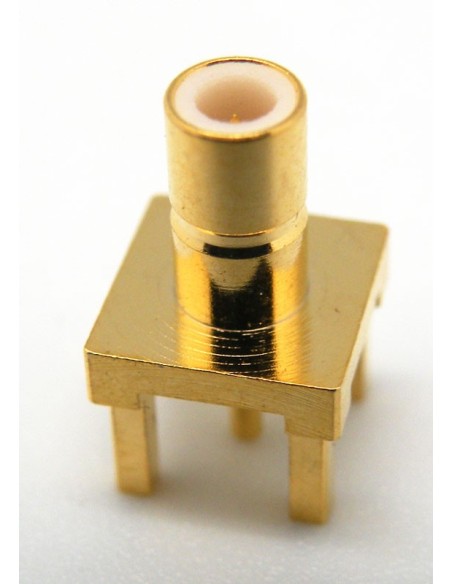 CONECTOR MACHO SMB VERTICAL PCB