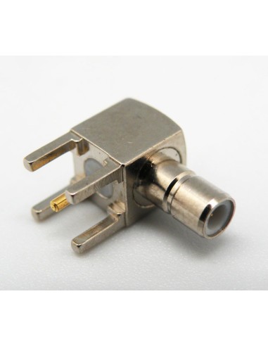 CONECTOR SMB MACHO  PCB ACODADO