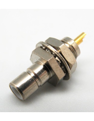 CONECTOR SMB HEMBRA PANEL CON ROSCA