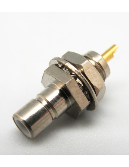 CONECTOR SMB HEMBRA PANEL CON ROSCA