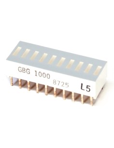 BARRA DIL 10 LED VERDE