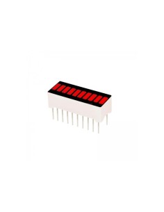 BARRA DIL 10 LED'S ROJO
