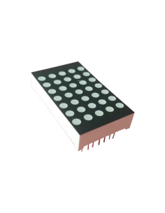 MATRIZ 18mm 5X7 LEDS SUPER ROJO