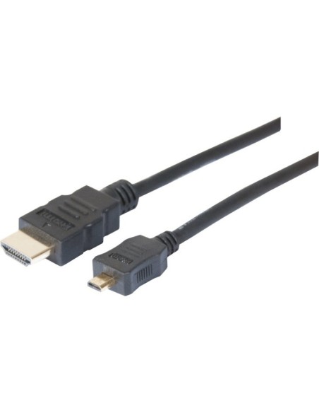 Cable HDMI de alta velocidad con micro HDMI ethernet 1,00m