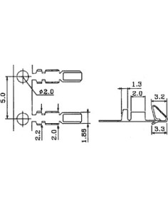 TERMINAL JST PARA CONECTORES BTWF..SC 2