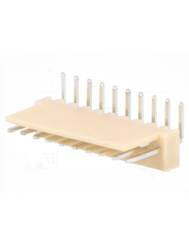 CONECTOR MACHO NS25 PCB ACODADO 90º 10 CTS PASO 2.54mm