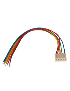 CONECTOR AEREO HEMBRA CON CABLE DE 6 CTS 2'54