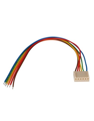 CONECTOR AEREO HEMBRA CON CABLE DE 6 CTS 2'54