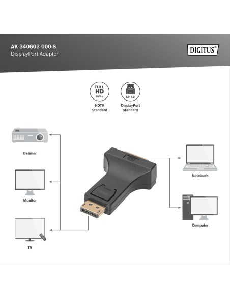 Adaptador DisplayPort
