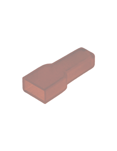 FUNDA TERMINALES HEMBRA 6.3mm MARRON