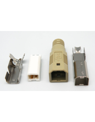 CONECTOR USB B MACHO SOLDAR