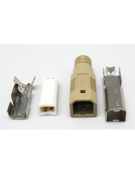 CONECTOR USB B MACHO SOLDAR