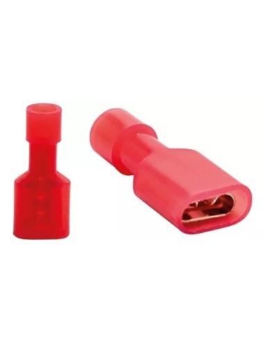 BLISTER 10 TERMINALES AISLADOS HEMBRA 6.3mm